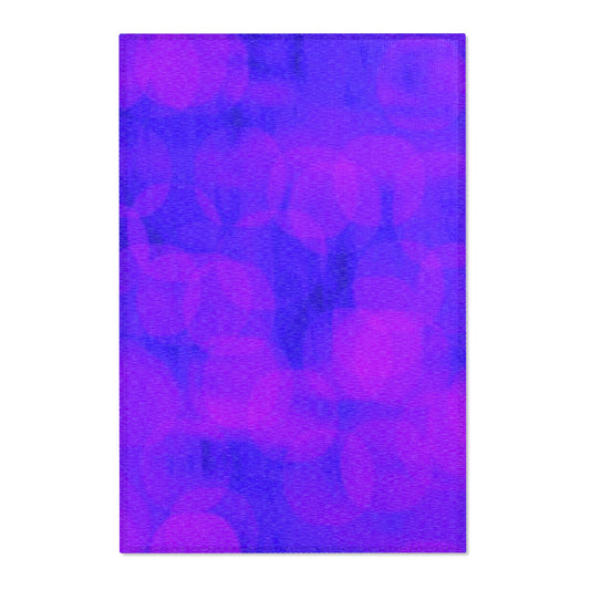 Roberta: (24"x36") Vibrant Abstract Area Rug, Chill Boho Home Decor, Modern Living Room Accent, Colorful Floor Mat, Unique Gift Idea for Housewarming