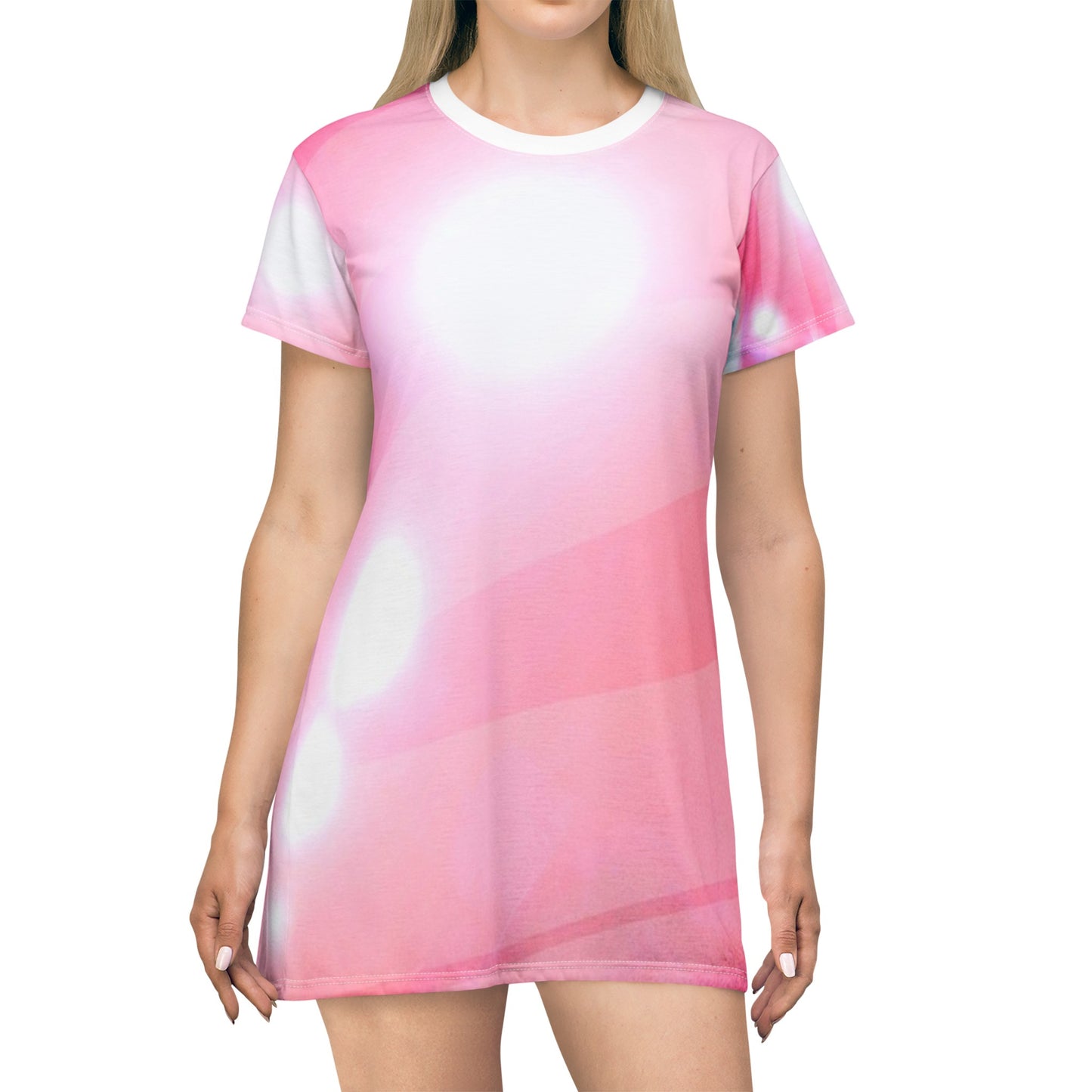 Luminous:  T-Shirt Dress (AOP)