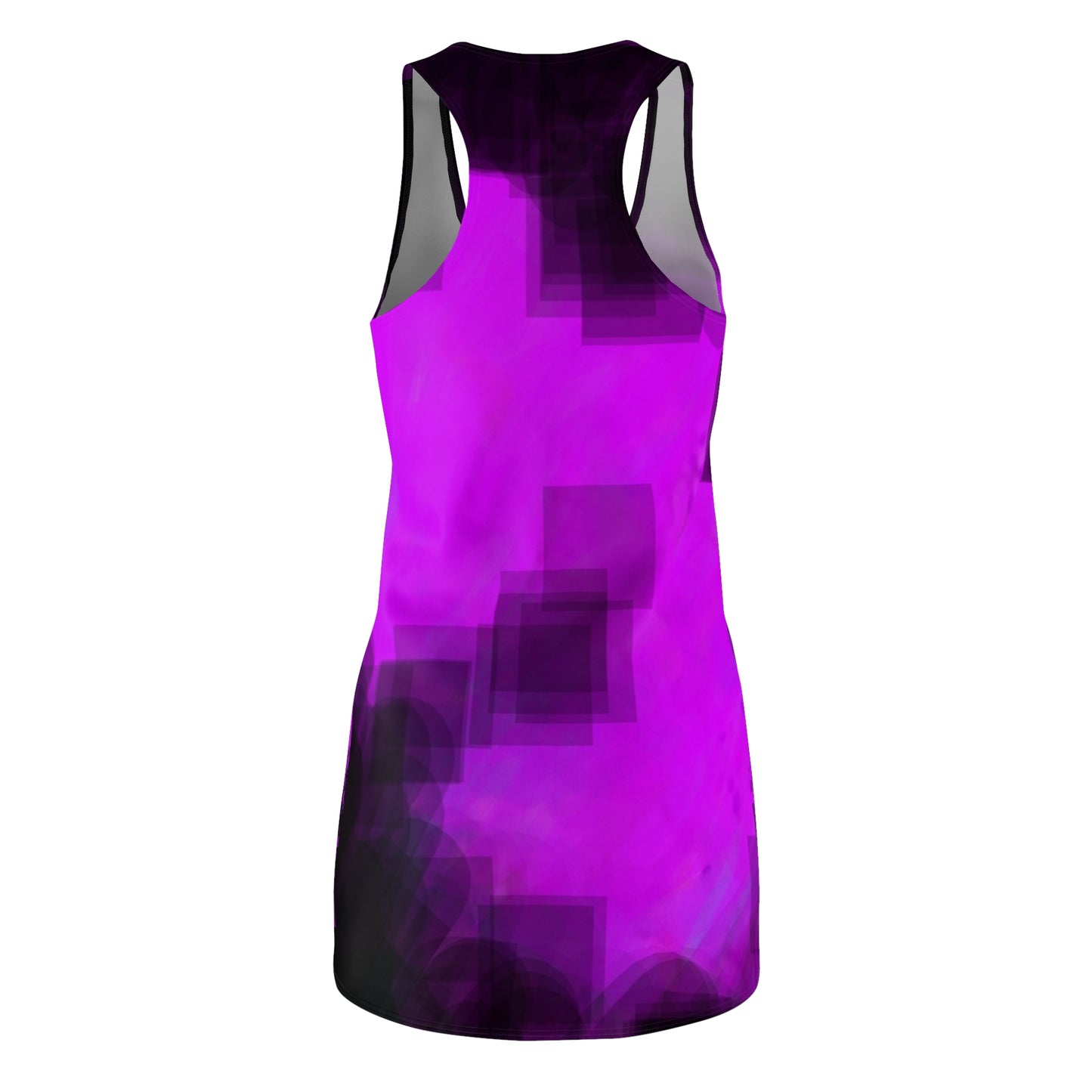 Pink and Black Racerback Dress - Trendy Summer Attire for Women