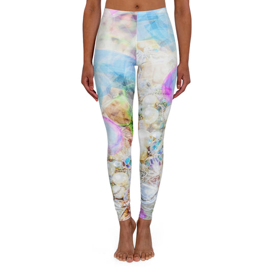 Hidden Treasure:  Women's Casual Spandex Leggings (AOP)