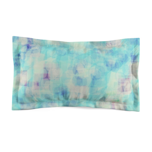 Celia: Dreamy Abstract Microfiber (King) Pillow Sham, Boho Bedroom Decor, Soft Pillow Cover, Cozy Home Accessories, Travel Pillowcase, Gift for Her