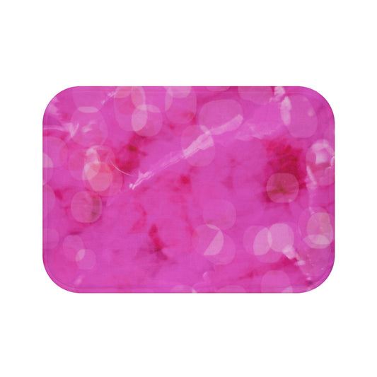 Jubilee: (24"x17") Vibrant Pink Bathmat, Soft and Cozy Bathroom Rug, Ideal Gift for Home Decor