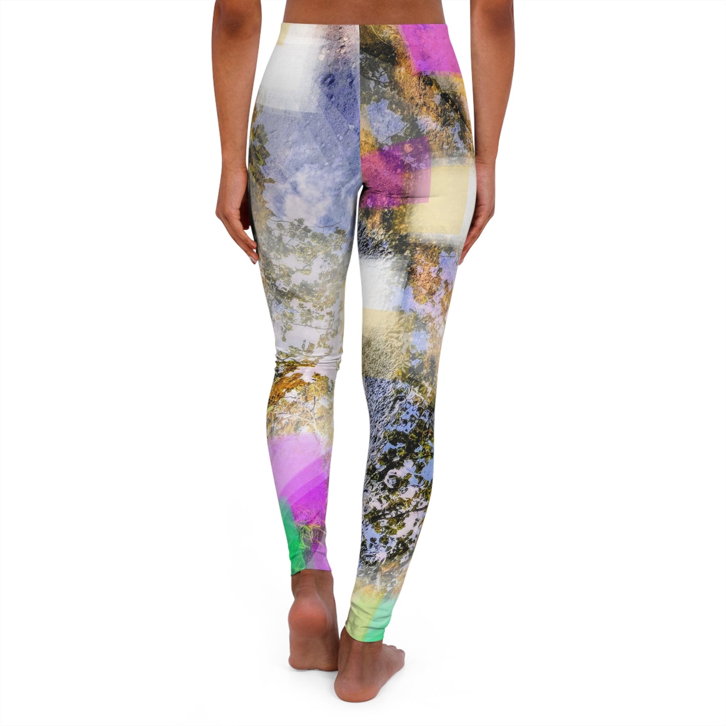 Light Bright:  Women's Casual Spandex Leggings (AOP)