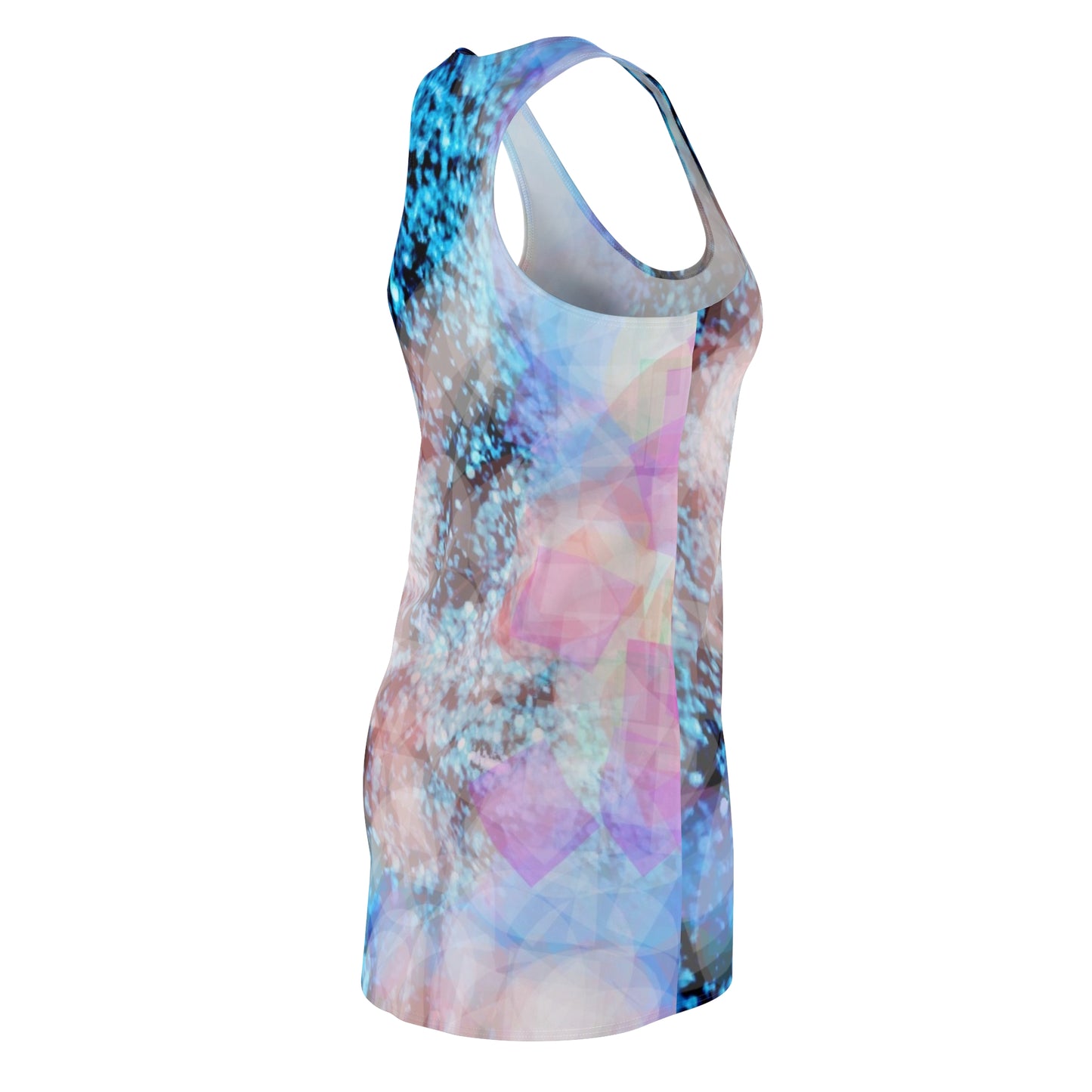 Glowy:  Women's Cut & Sew Racerback Dress (AOP)