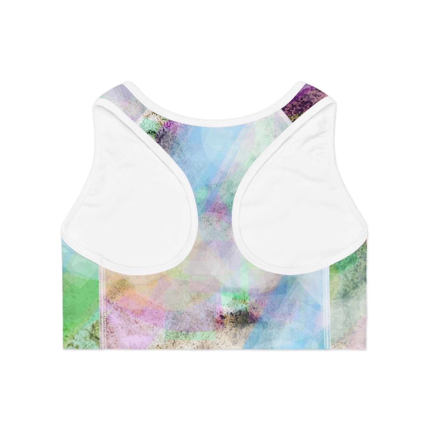 Bliss Rays I: WH Trim, Ethereal Vibrant Sports Bra, Athletic Wear, Workout Top, Fitness Apparel, Activewear for Women, Gym Essentials