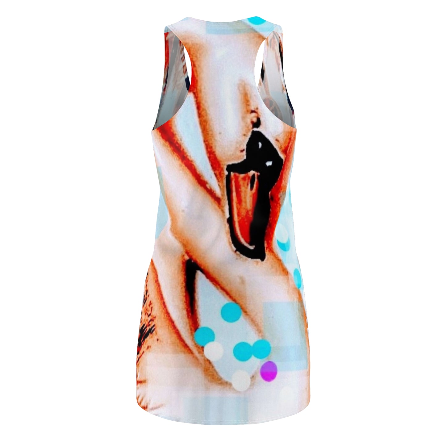 Swan:  Women's Cut & Sew Racerback Dress (AOP)