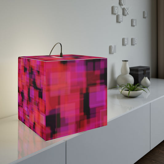 Amaltheia:  Vibrant Light Cube Lamp, Modern Home Decor, Abstract Pendant Light, Contemporary Lighting, Artistic Illumination