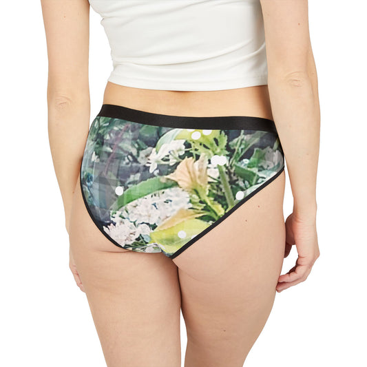 Blossomi:  Floral Print Women's Underwear - Comfortable & Stylish Bikini Briefs