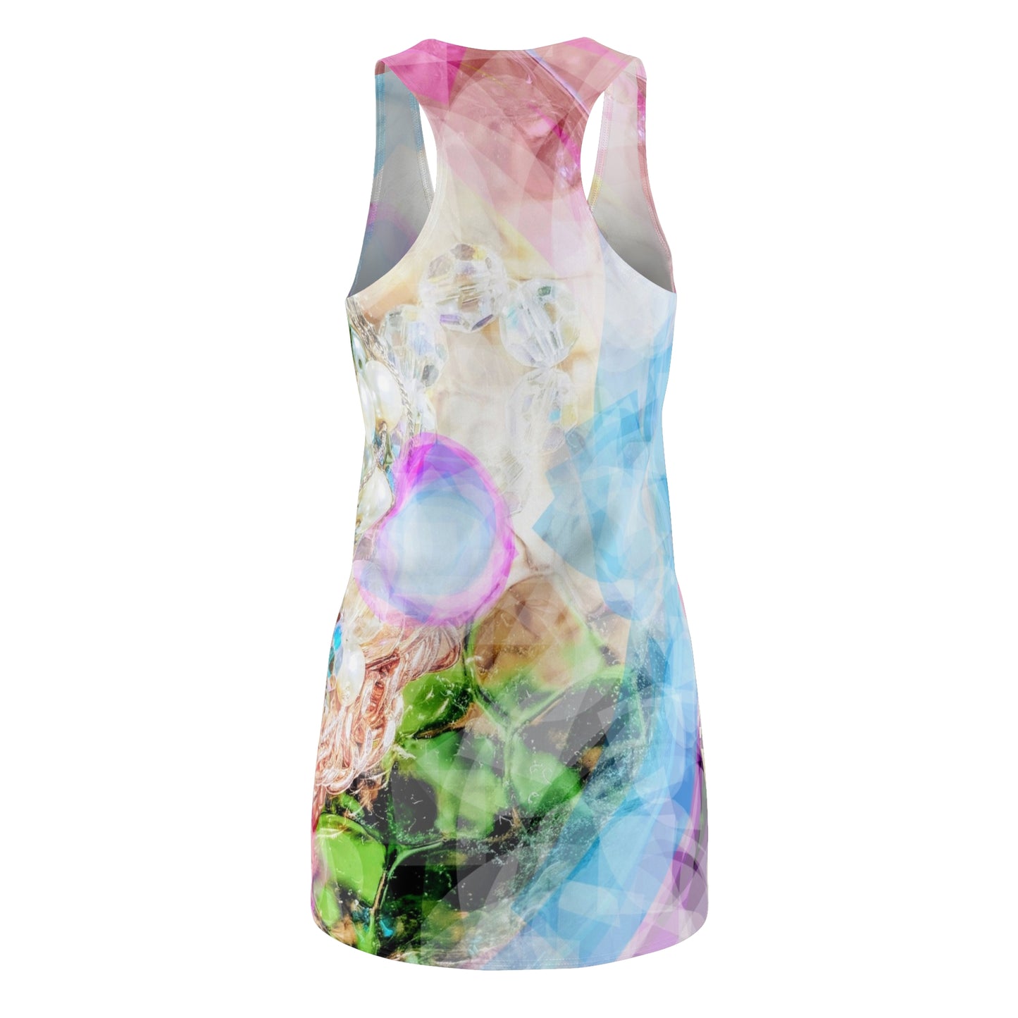 Hidden Treasure:  Women's Cut & Sew Racerback Dress (AOP)