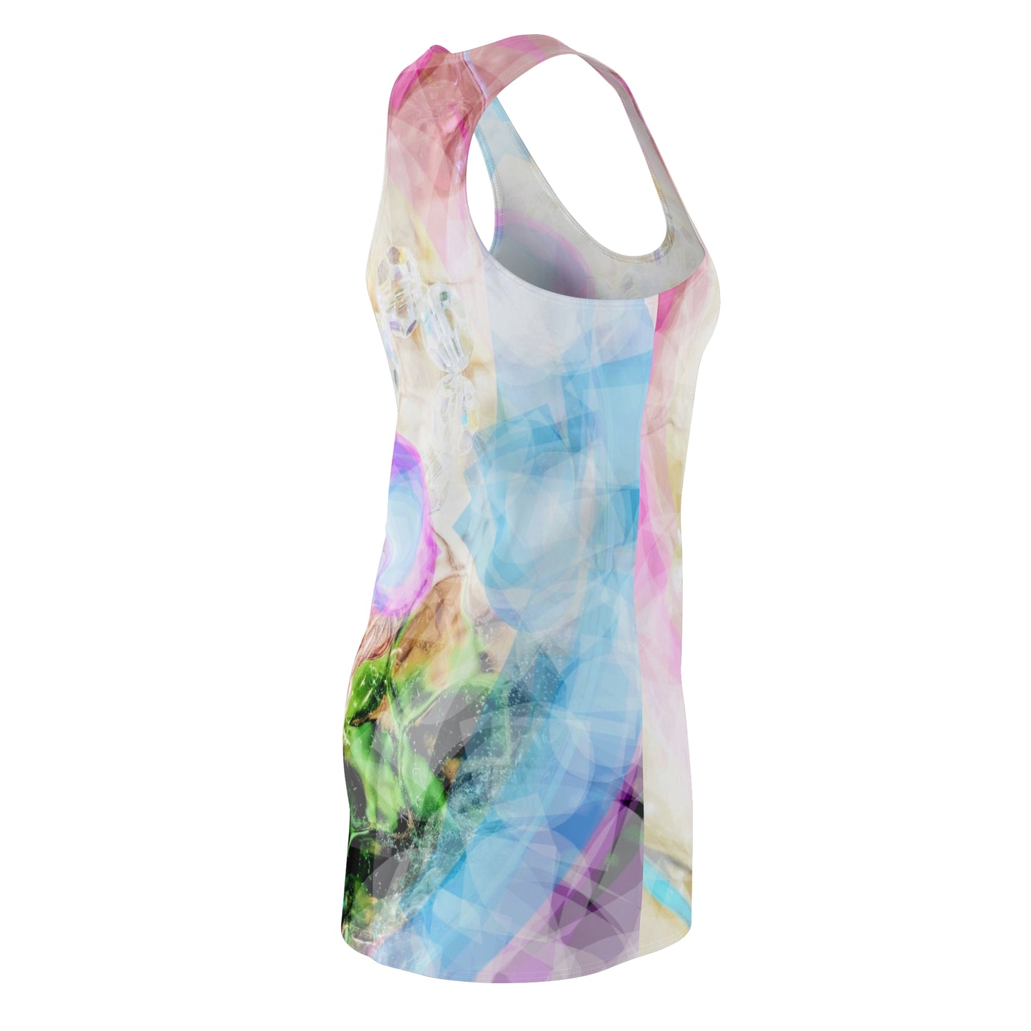 Hidden Treasure:  Women's Cut & Sew Racerback Dress (AOP)