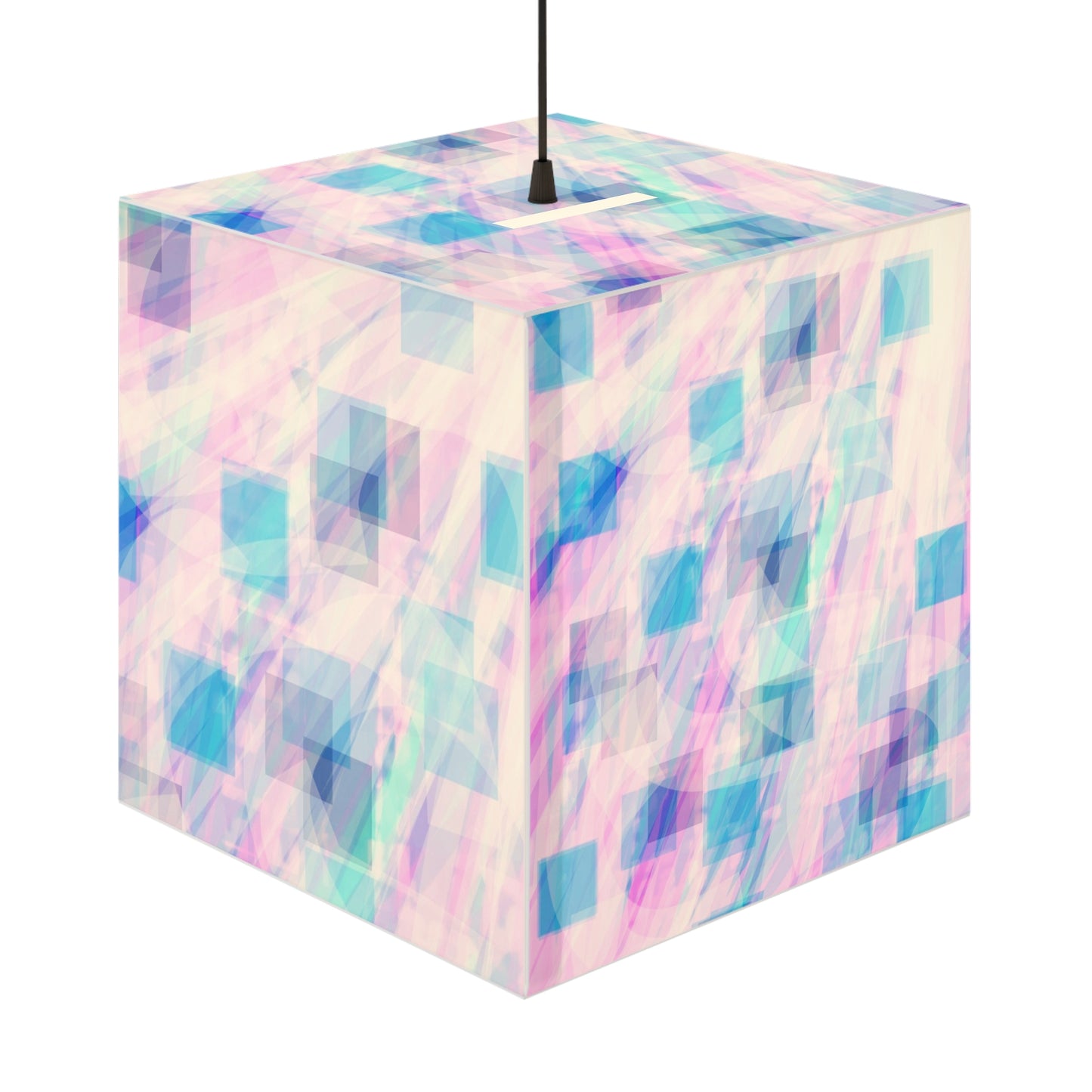 Light Codes:  Good Vibes Colorful Pendant Light - Modern, Boho Atmosphere, Home Decor, Unique Gift, Soothing Ambiance, Bedroom, Living Room, Table Lamp