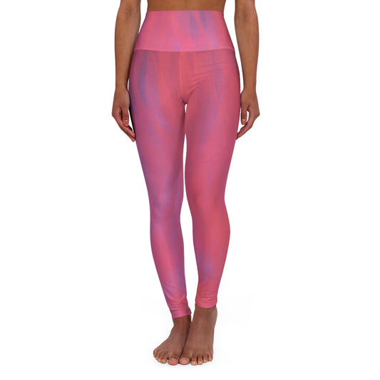 Aphrodite: High Waisted Fashion Leggings - Stylish Workout Tights, Activewear for Fitness, Comfortable Yoga Pants, Gift for Athletes, Pink Leggings, Streetwear