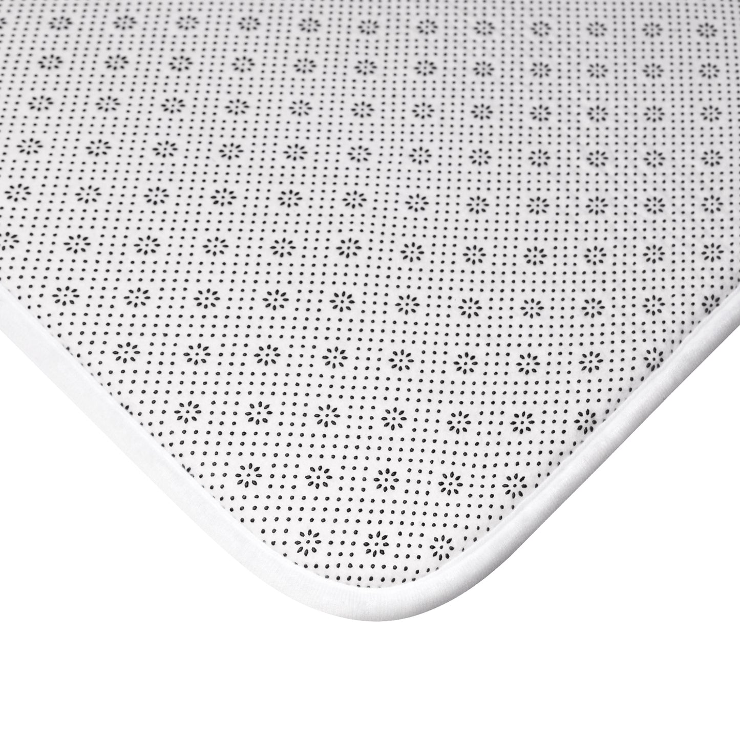 Gorgeous Greens: (34"x21") Forest Canopy Bathmat – Sunlit Trees Nature Bathroom Rug