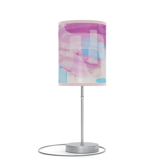 Lyra: Abstract Pink Marble Table Lamp, Modern Desk Light, Bedroom Decor, Nightstand Lamp, Living Room Lighting, Gift for Her, Home Office