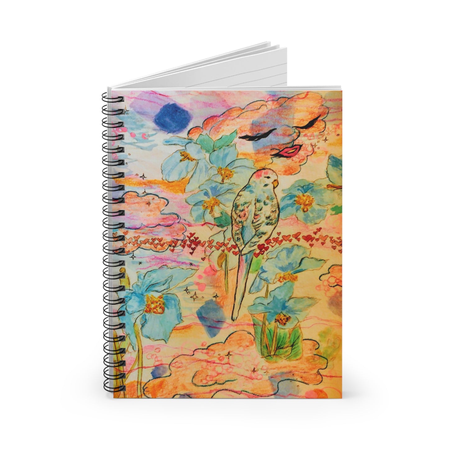 Purty Bird:  Spiral Notebook - Ruled Line