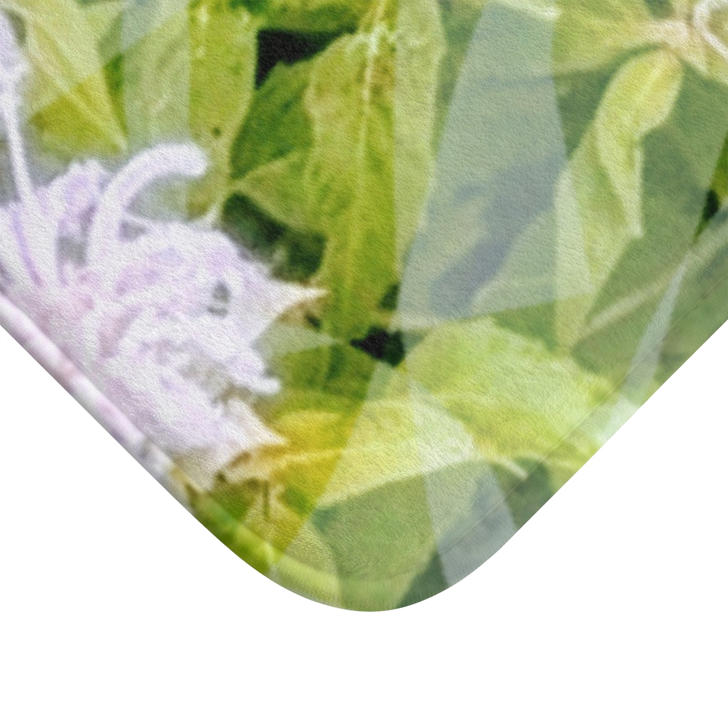 Soft Flowerbed: (34"x21") Floral Beauty Bathmat, Soft Bathmat, Shower Mat, Home Decor, Bathroom Accessories, Gifts for Her