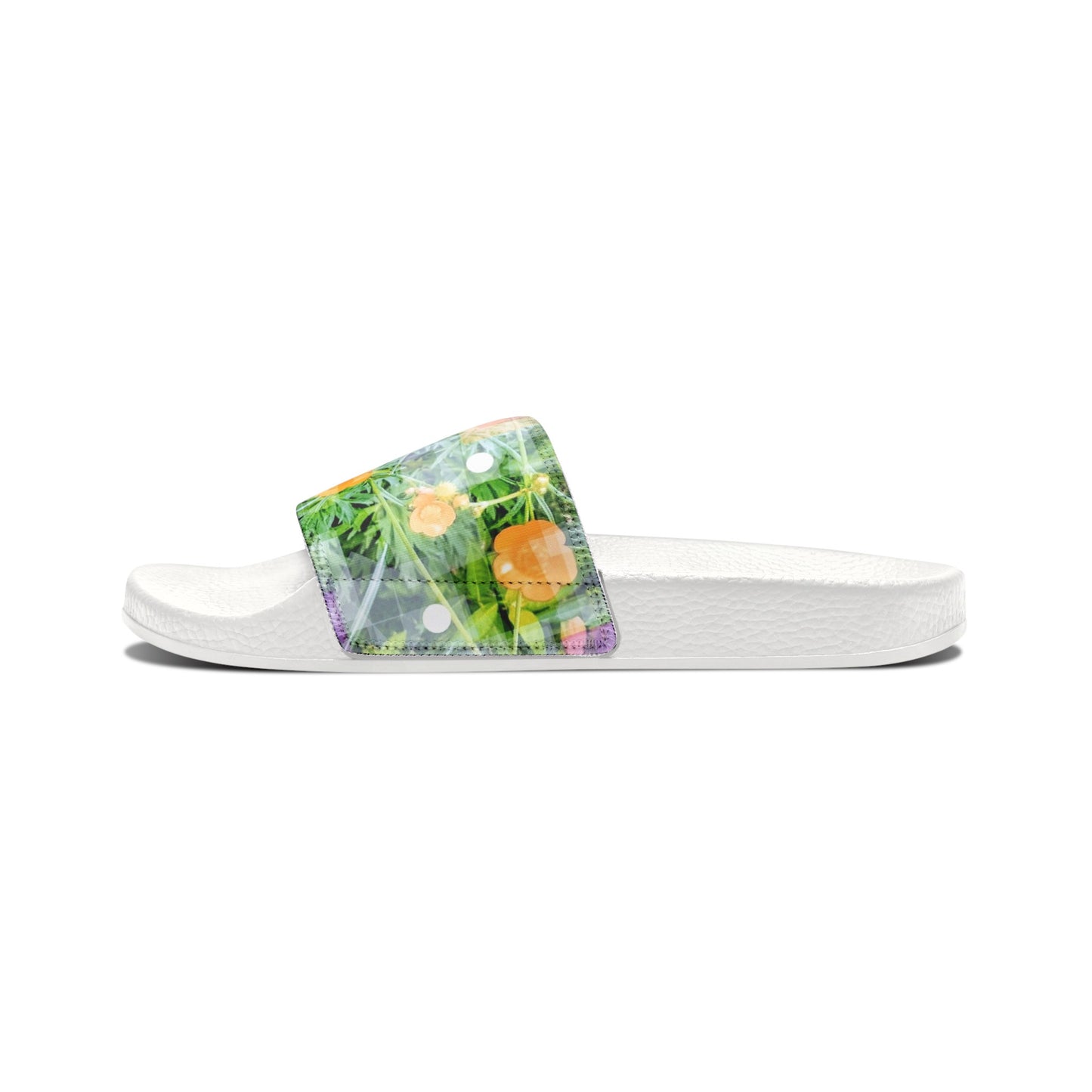 Buttercup feelings:  Youth PU Slide Sandals