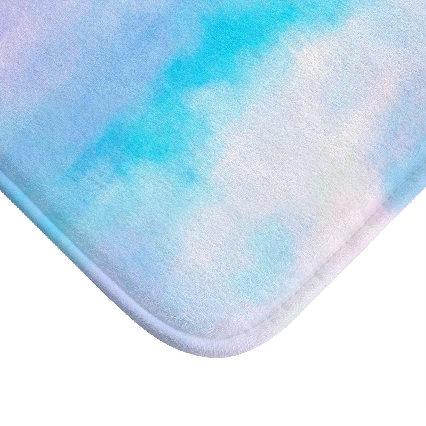 Pastel Song: (24"x17") Dreamy Pastel Bathmat - Soft Vibes Area Rug for Bathroom Decor, Home Spa, Boho Chic, Gift for Newlyweds, Housewarming