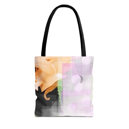 Honey Creme: Tote Bag (AOP): 13"x13"