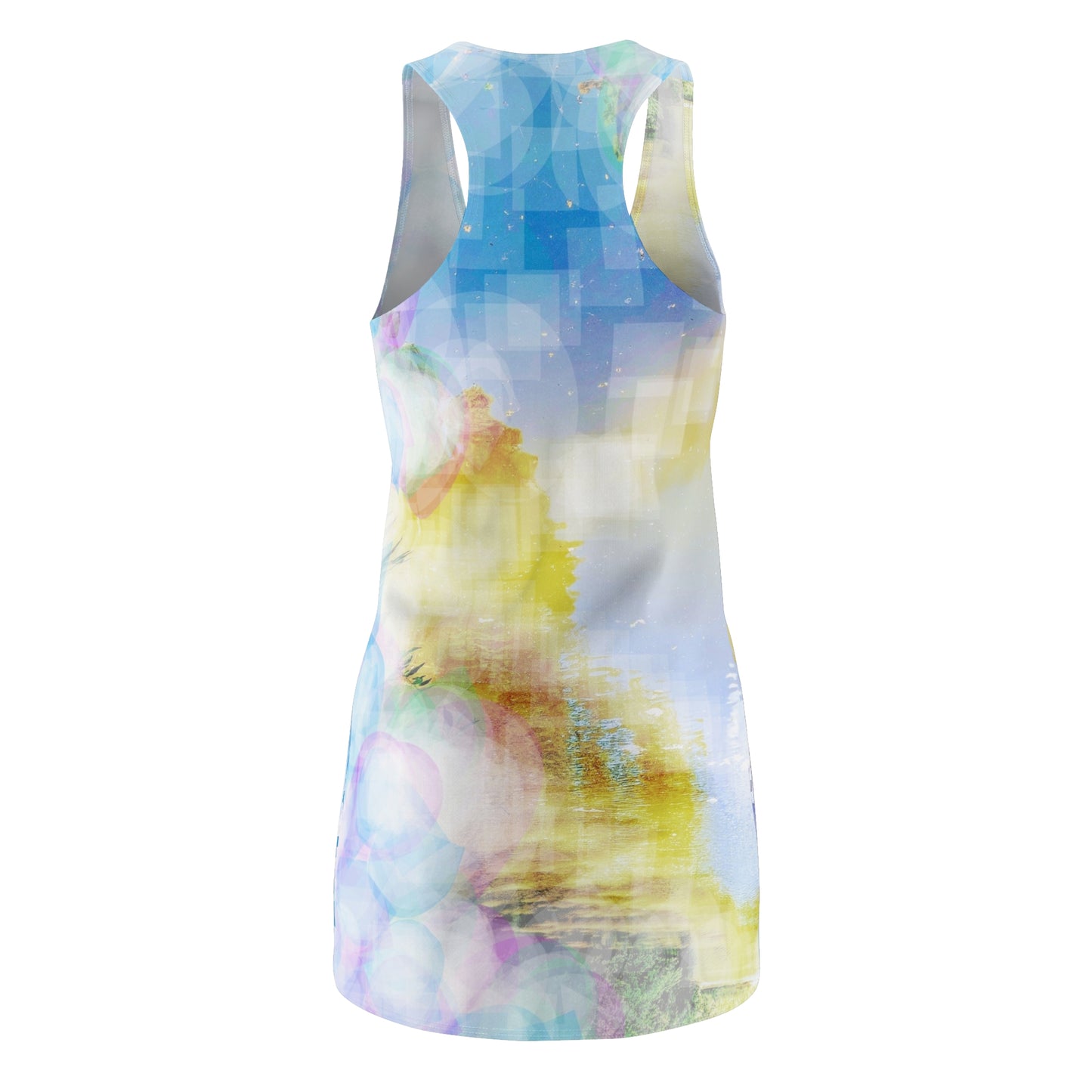 Glimmering:  Women's Cut & Sew Racerback Dress (AOP)