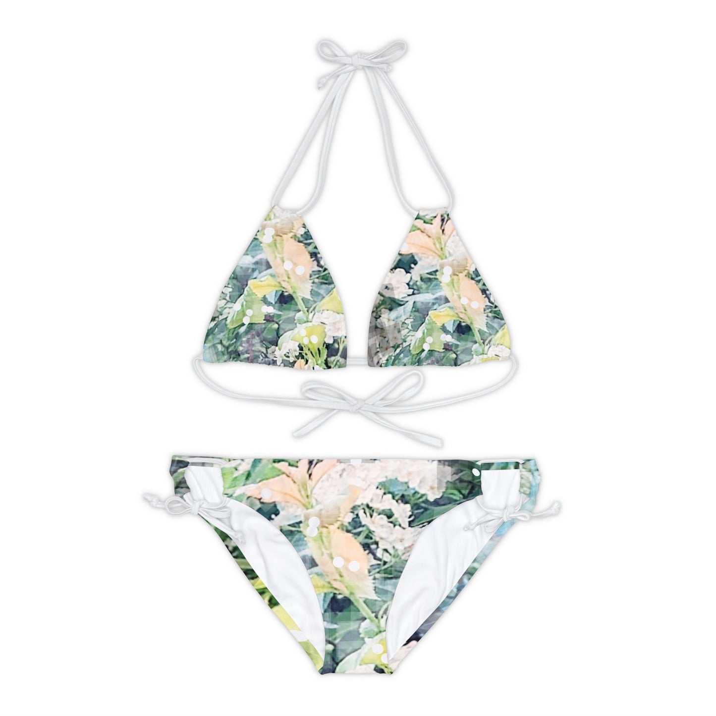 Blossomi:  Strappy Bikini Set (AOP)