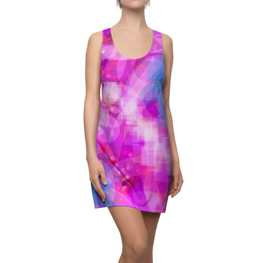 Ula:  Women's Cut & Sew Racerback Dress (AOP)