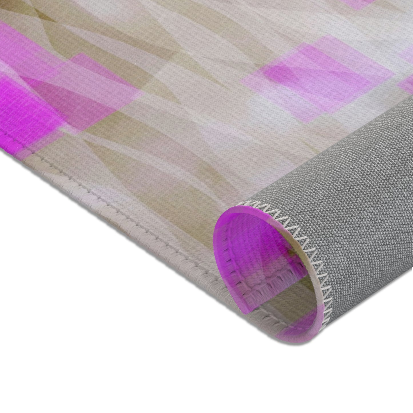 Josephine:  24"x36" Elegant Abstract Pink Area Rug - Modern Home Decor