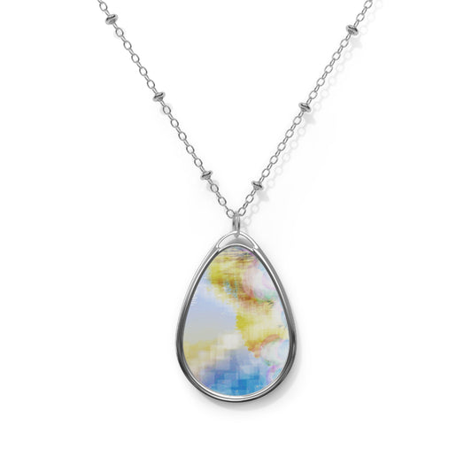 Glimmering:  Oval Necklace