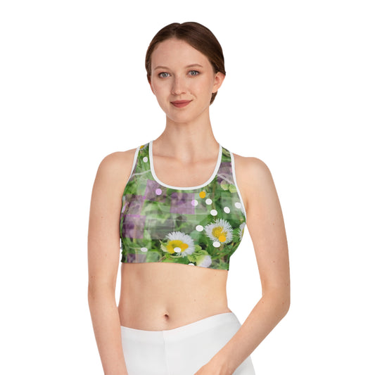 Wildflowers: Sports Bra (AOP)