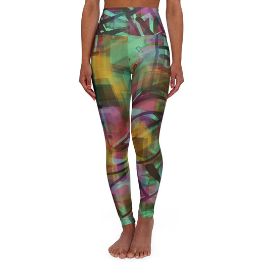 Nico:  Cool High Waisted Leggings for Comfort & Style, Athletic Wear, Fitness, Workout Leggings, Gift for Her, Fashion Leggings, Streetwear