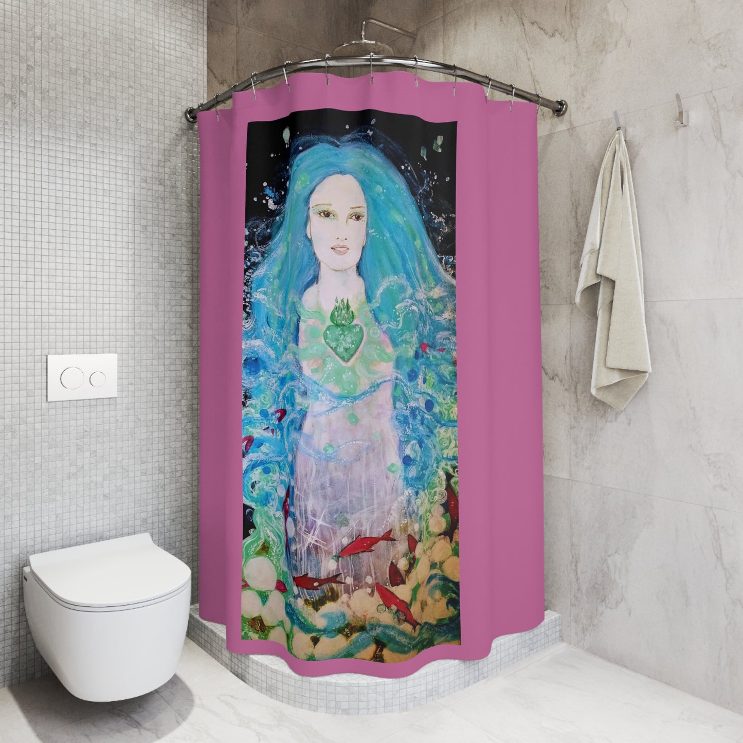 Waterfall Nymph: Polyester Shower Curtain