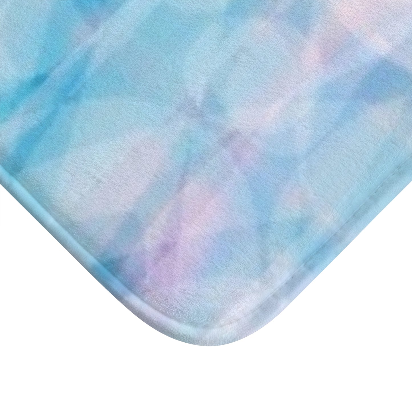 Blue Sugar: (34"x21") Uplifting Dreams Bathmat, Soft Bathroom Rug, Non-Slip Mat, Spa Decor, Gift for Home, Ethereal Vibes