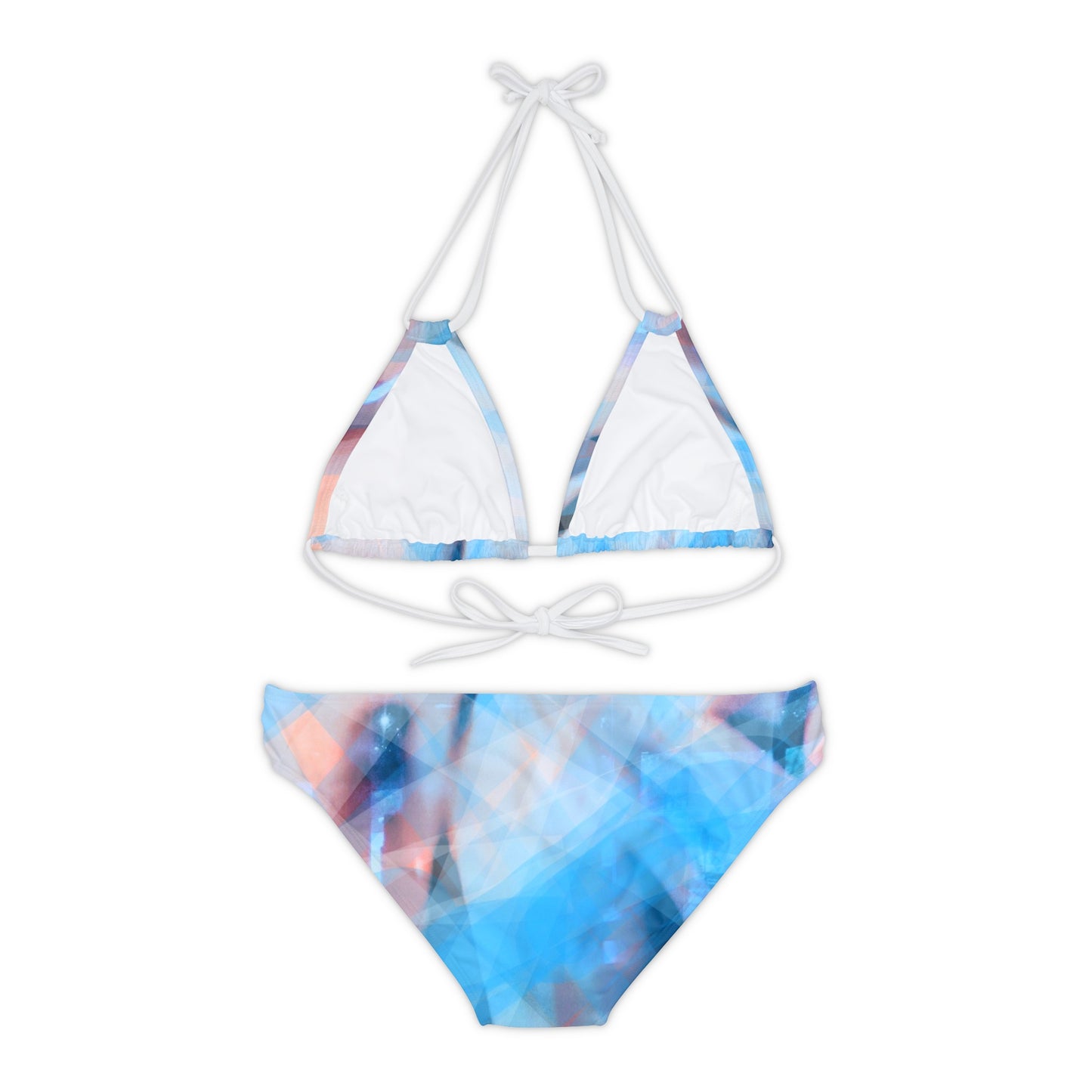 Cool Cool:  Strappy Bikini Set (AOP)