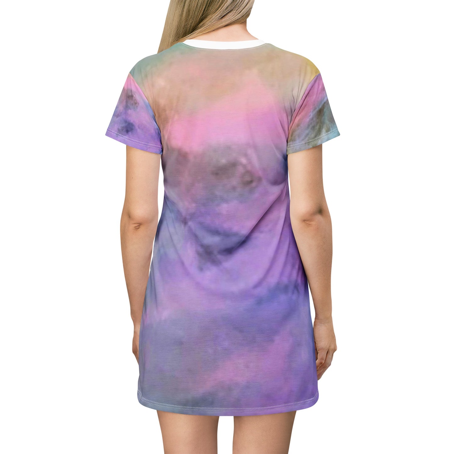 Peace & Luv:  T-Shirt Dress (AOP)