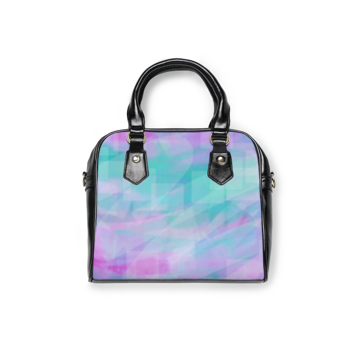 Leia:  Pastel Geometric Shoulder Handbag - Stylish & Versatile Handbag for Everyday Use