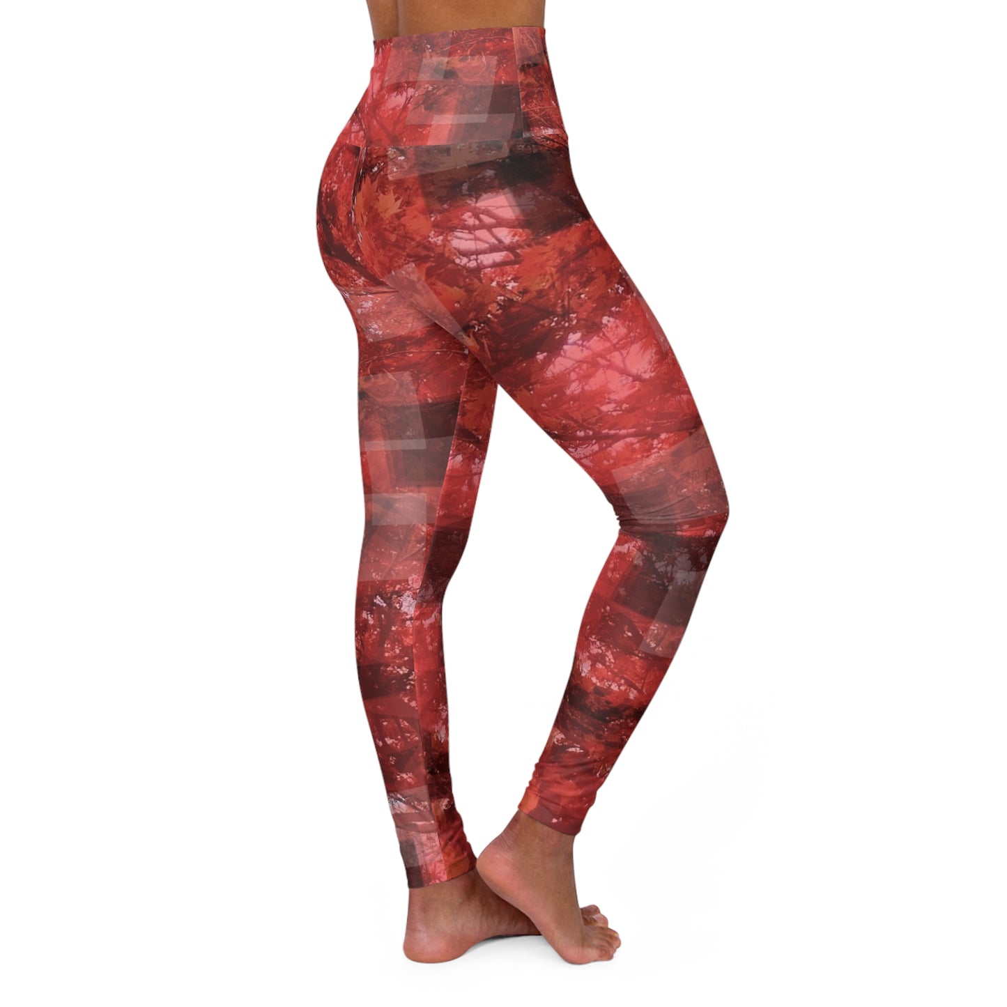 Monique:  Vibrant High Waisted Leggings, Fitness Leggings, Workout Gear, Active Wear, Casual Chic Streetwear