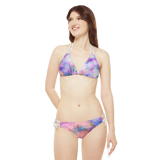 Woo hoo : )  Strappy Bikini Set (AOP)