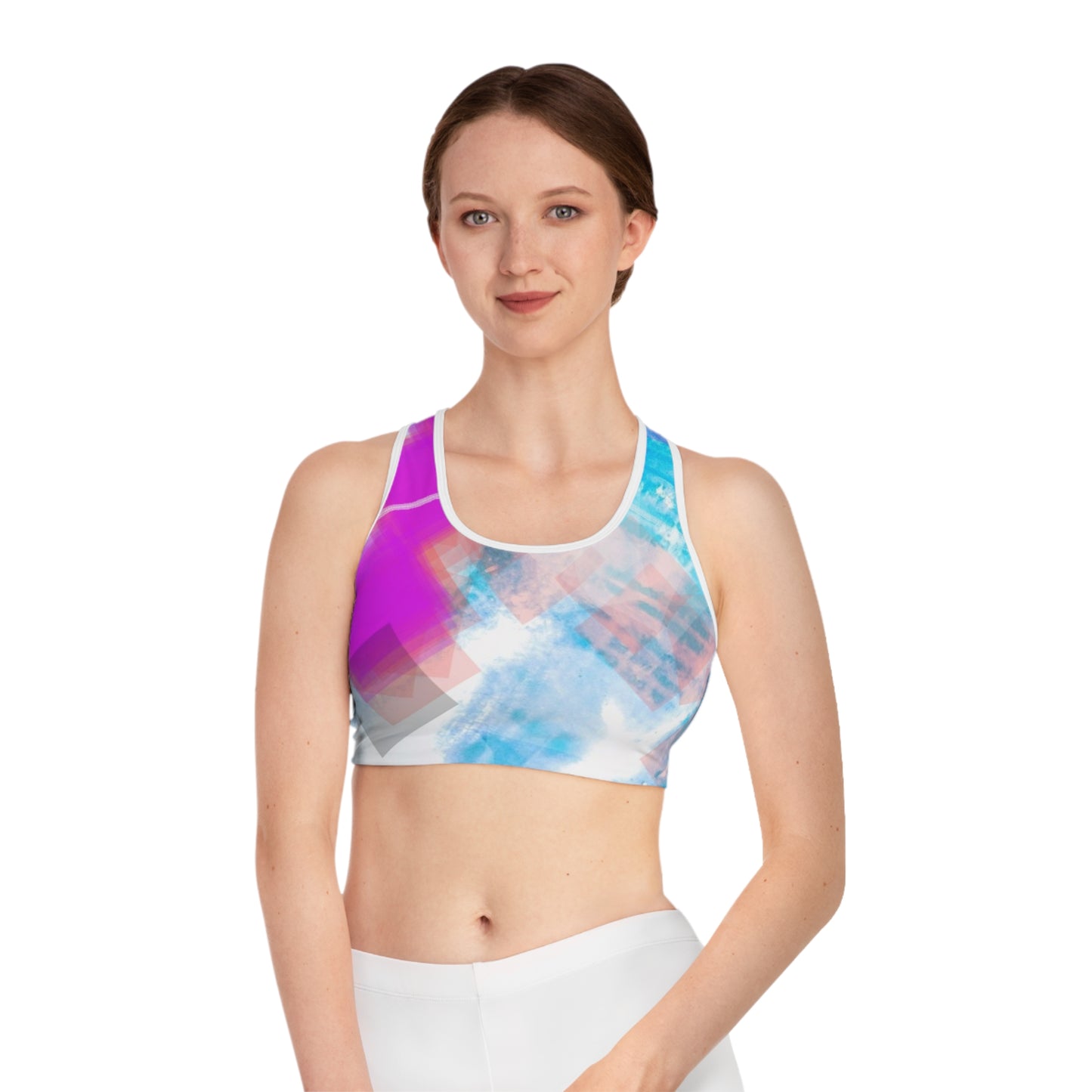 Heck Yeah:  Sports Bra (AOP)