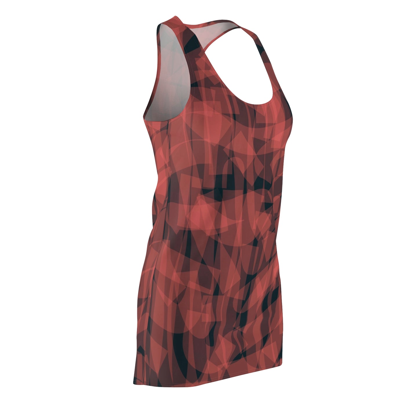 Esther:  Women's Abstract Pattern Racerback Dress - Stylish & Trendy Summer Wear
