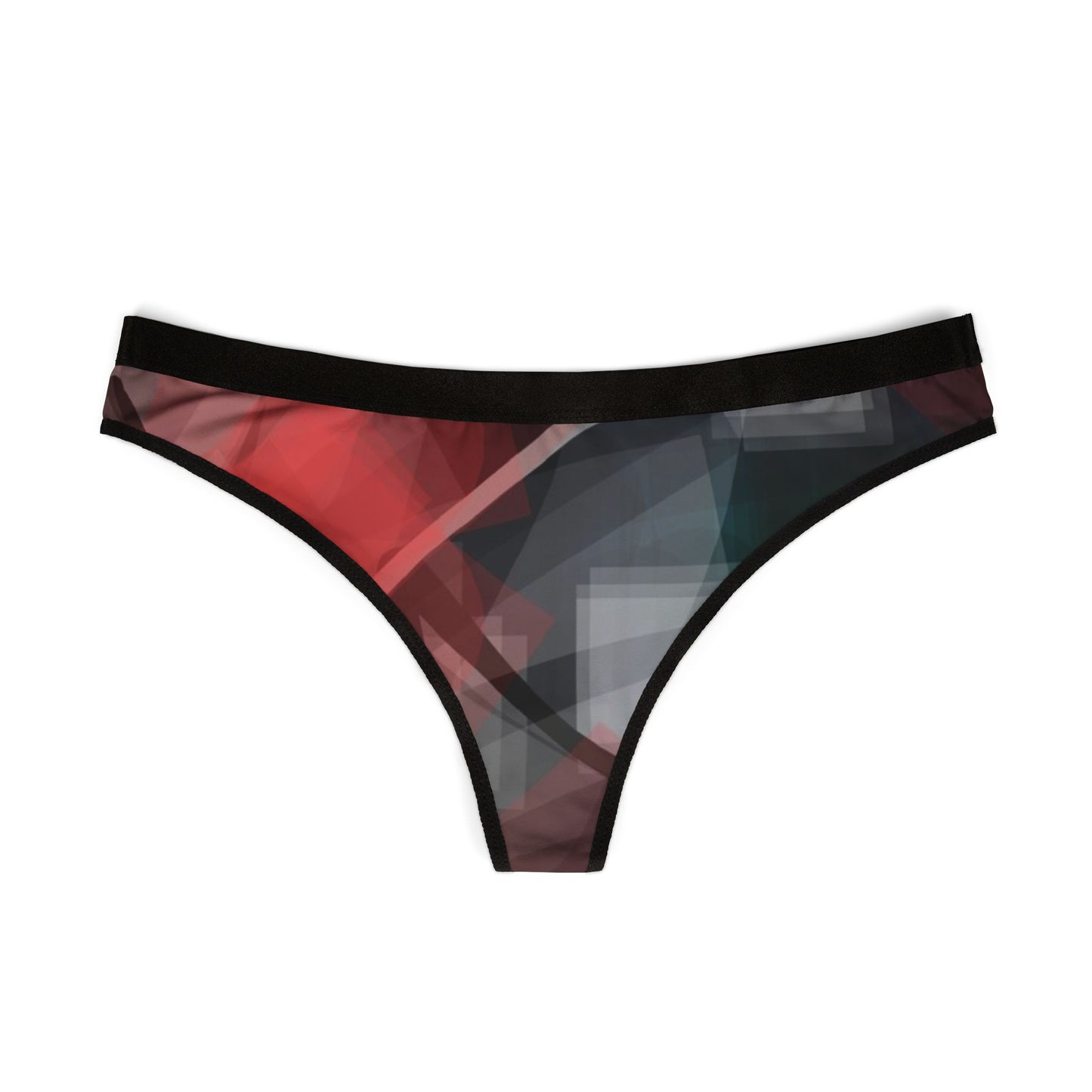 Micah:  Abstract Art Women's Thongs - Stylish and Comfortable Everyday Lingerie