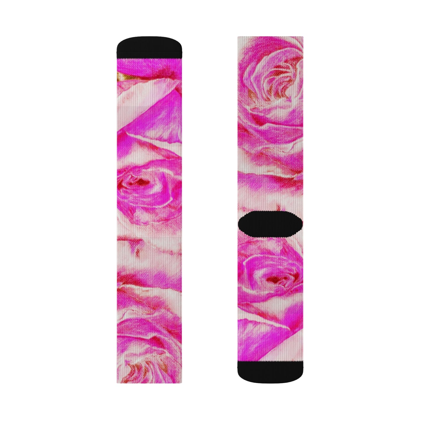 Rose High:  Sublimation Socks