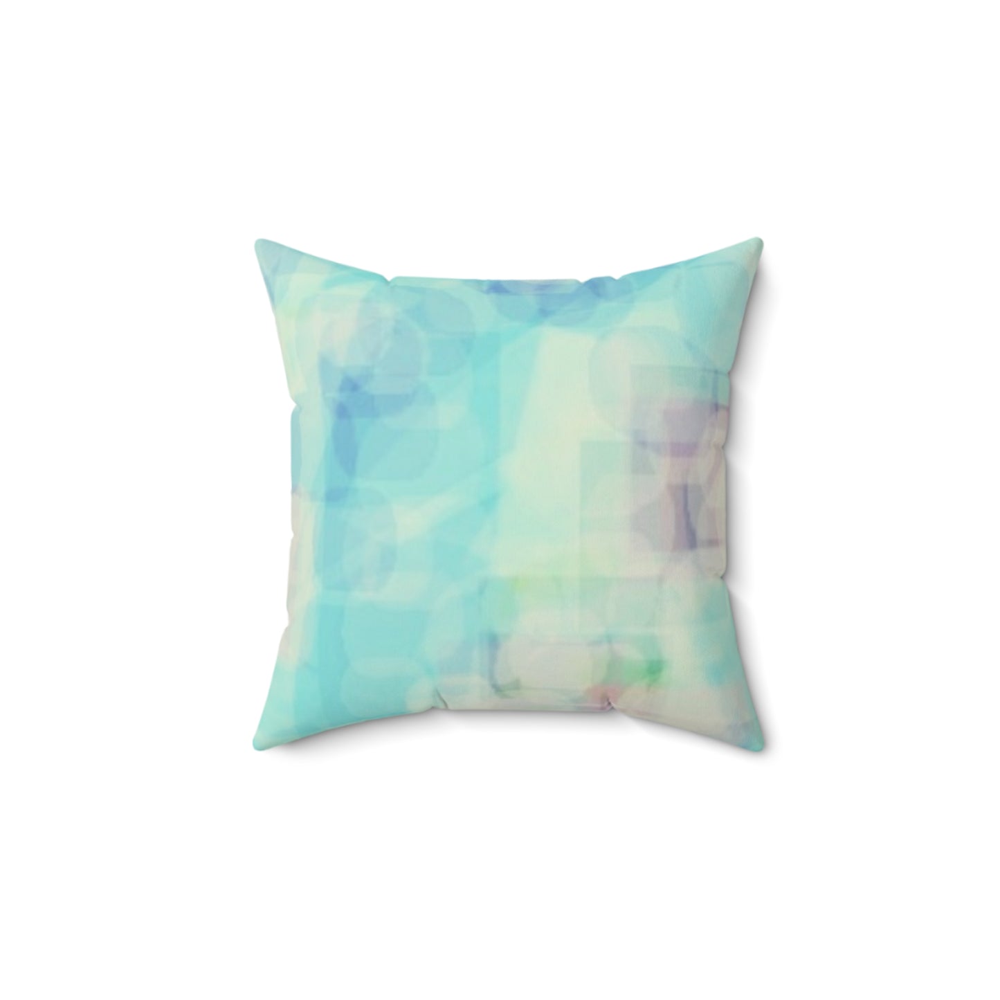 Celia: (14"x14") Tranquil Faux Suede Pillow, Cozy Home Decor, Soft Square Cushion, Bohemian Accent Pillow, Housewarming Gift, Relaxation Accessory