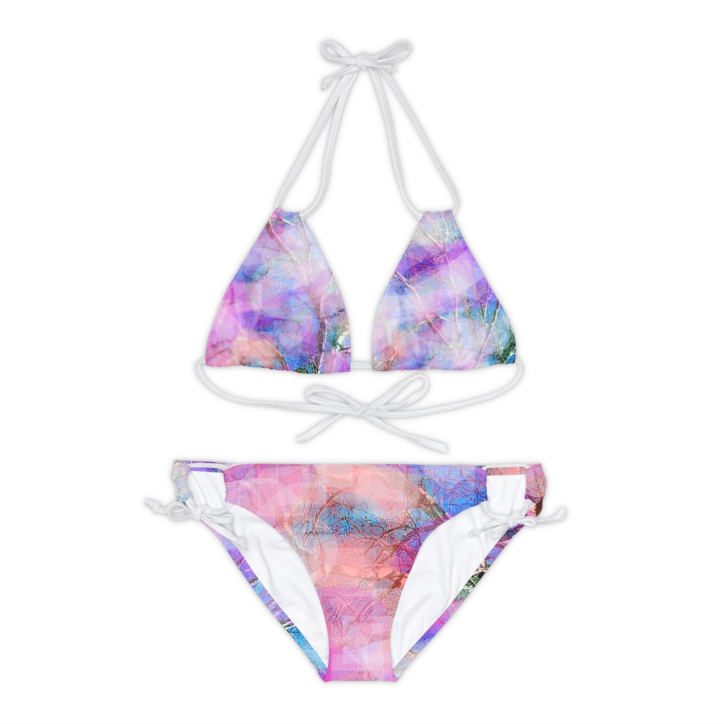 Woo hoo : )  Strappy Bikini Set (AOP)