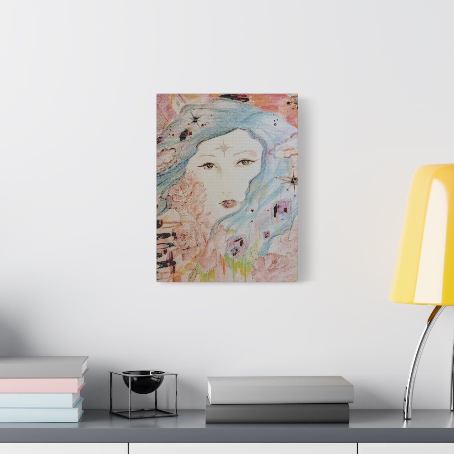 Beautiful Priestess; Print Matte Canvas, Stretched, 1.25", 12"x16"