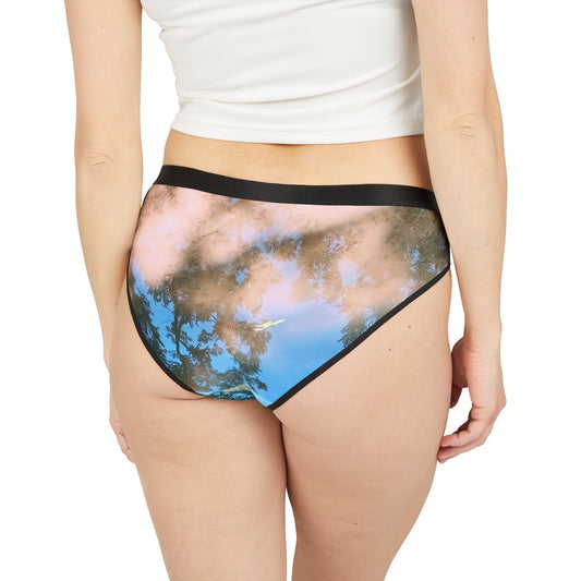 Aqua Dreamy:  Abstract Nature Women Underwear - Comfortable & Stylish Briefs