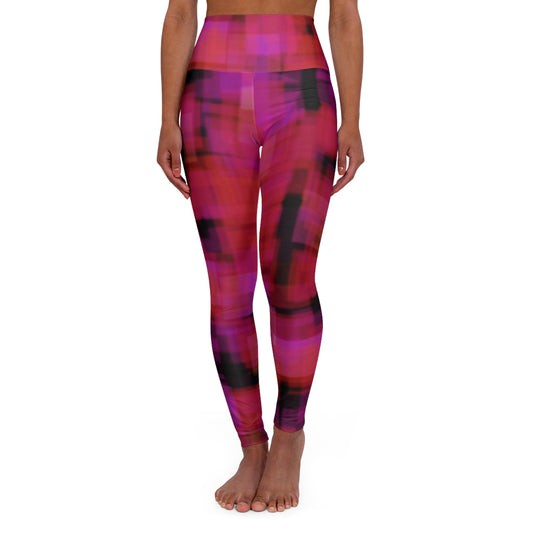 Amaltheia: Vibrant High Waisted Leggings, Workout Leggings, Fitness Fashion, Dance Wear, Streetwear