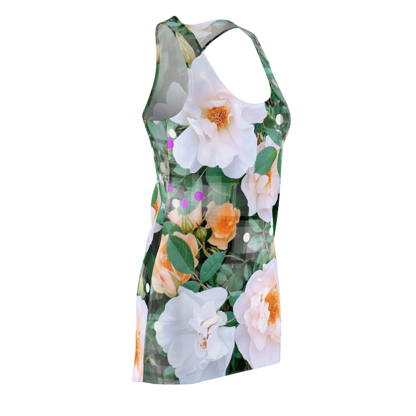 Divine Bouquet:  Women's Cut & Sew Racerback Dress (AOP)