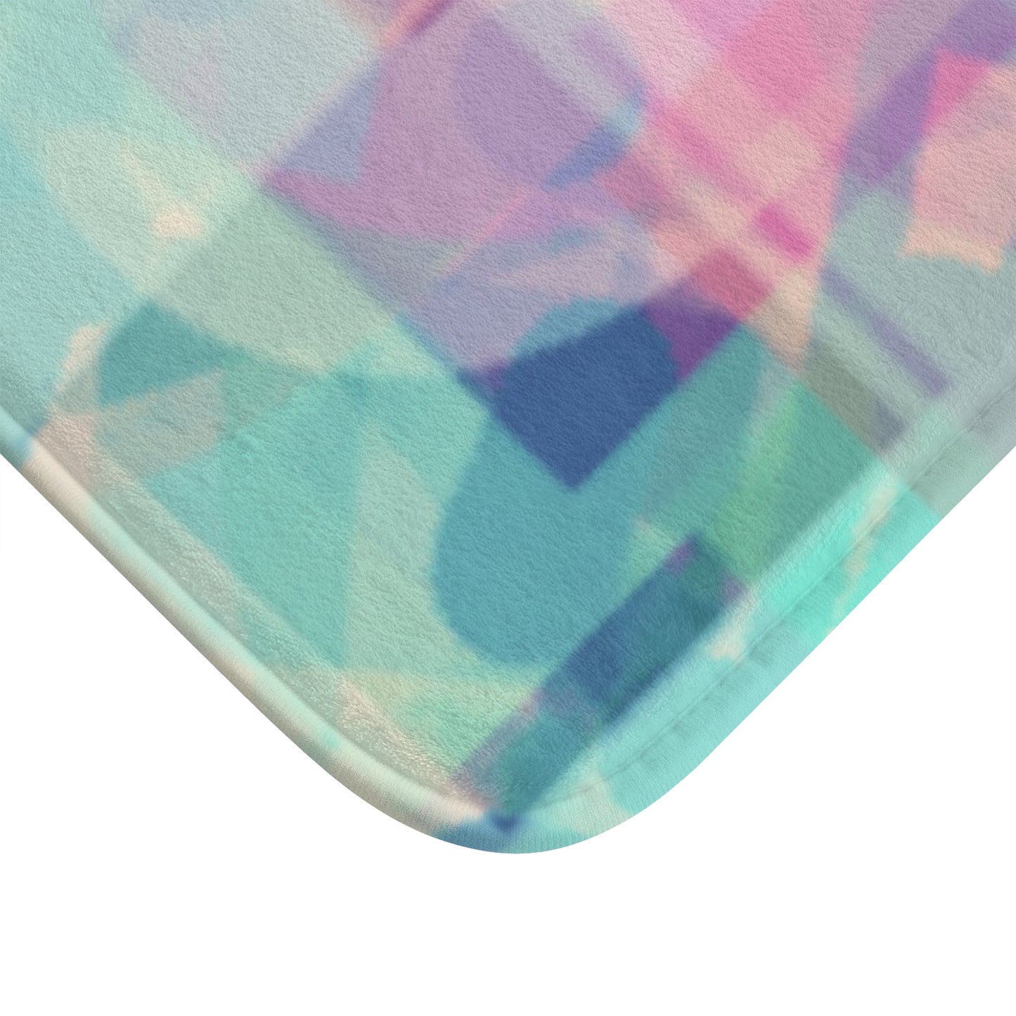 Anastasia: (34"x21") Abstract Pastel Bathmat - Vibrant Bathroom Decor, Soft Area Rug, Home Spa Gift, Boho Bathroom Accessory, Unique Housewarming Gift