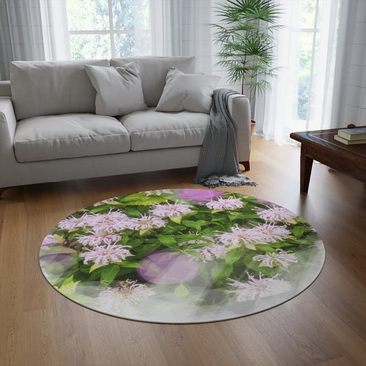 Flowerbed:  Round Rug