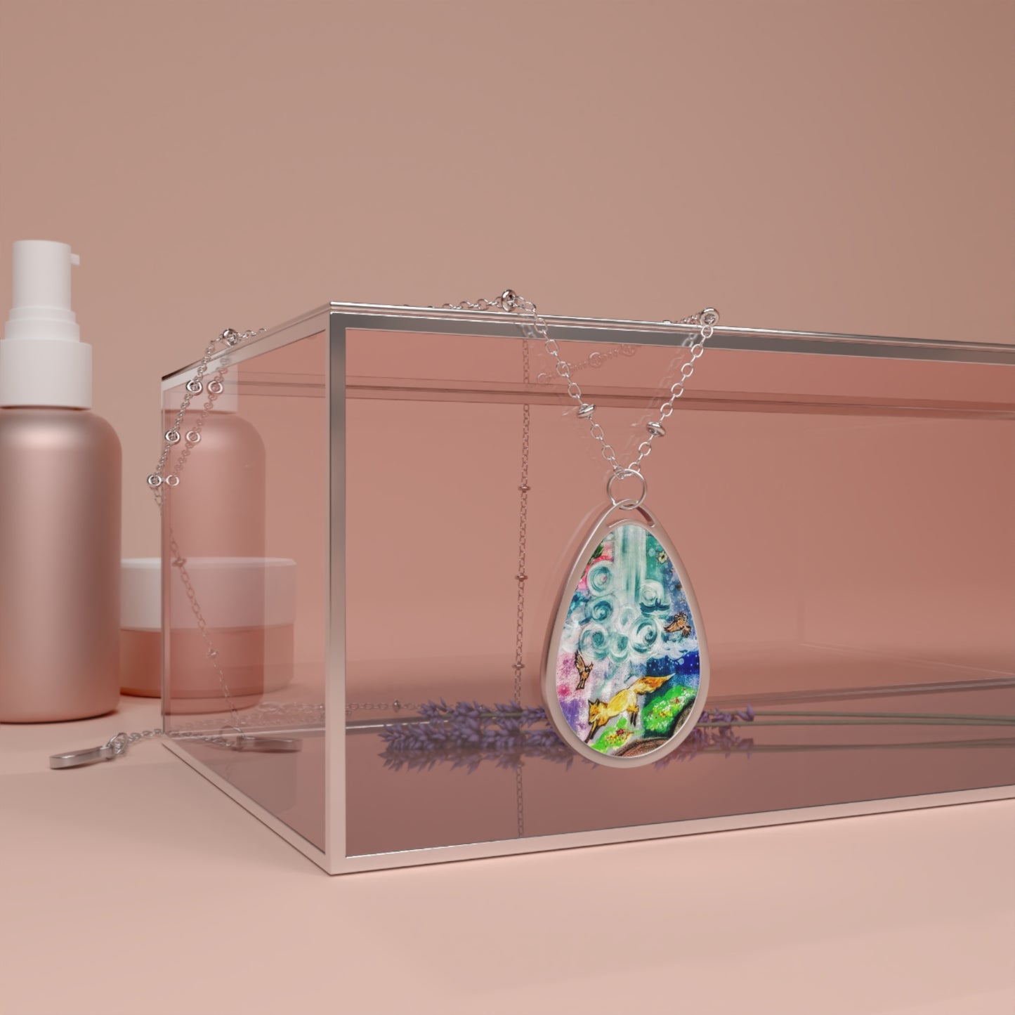 Forest Friends: Charming Critters Art Pendant - Nature lovers, Beautiful Souls Inspiration